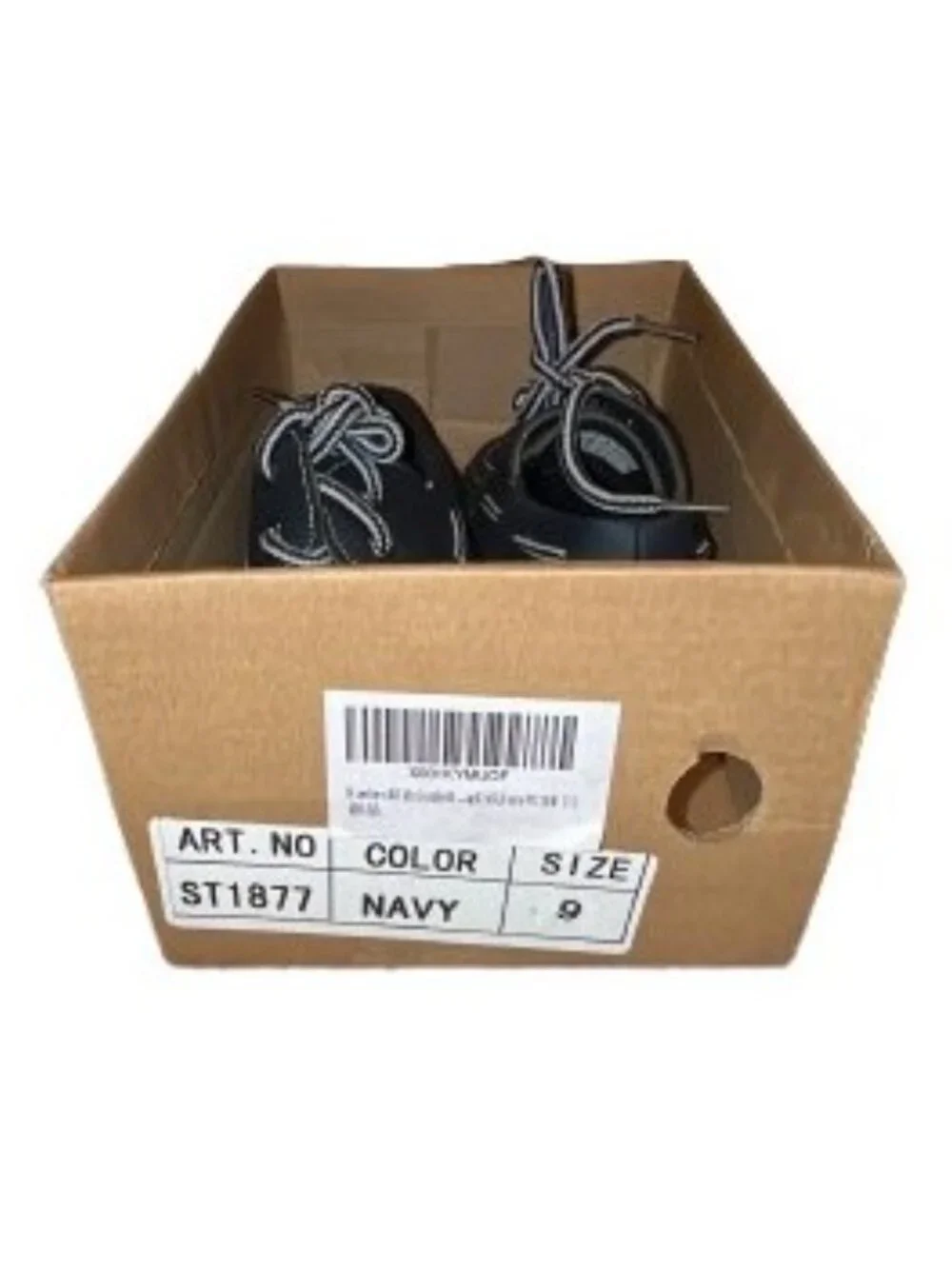 Boys Navy Boat Shoes Lace Up Loafers Size 9 New in Box
